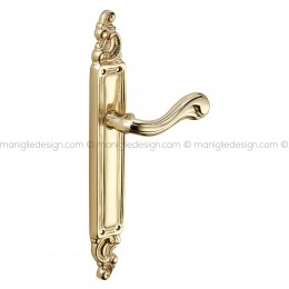 Maniglia per porta con placca Cometa Poggi Mariani