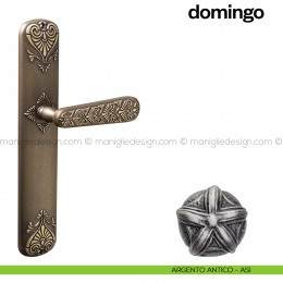 Maniglia per porta con placca Domingo Poggi Mariani 2