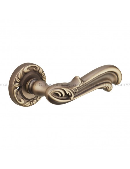 Maniglia per porta Elettra Poggi Mariani con rosetta tonda