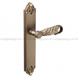 Maniglia per porta con placca Elizabeth Poggi Mariani