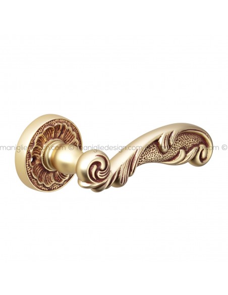 Maniglia per porta Helen Poggi Mariani con rosetta tonda
