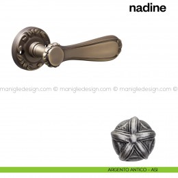 Maniglia per porta Nadine Poggi Mariani con rosetta tonda 2