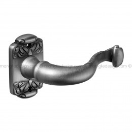 Maniglia per porta Nicole Poggi Mariani con rosetta rettangolare