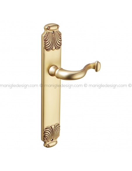 Maniglia per porta con placca Nicole Poggi Mariani