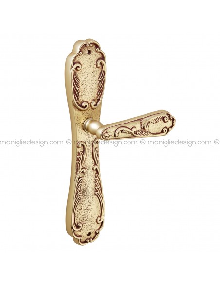 Maniglia per porta con placca Noemi Poggi Mariani