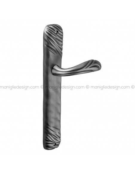 Maniglia per porta con placca Noor Poggi Mariani