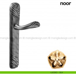 Maniglia per porta con placca Noor Poggi Mariani 2
