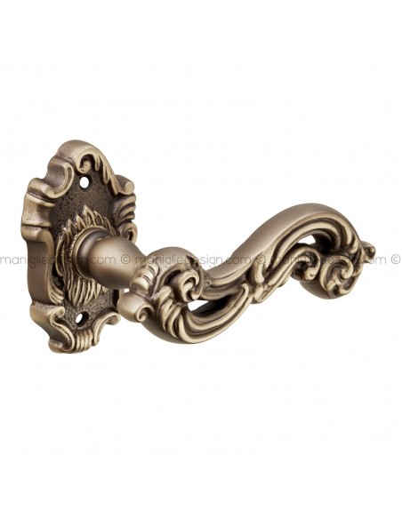 Maniglia per porta Sagoma Lux Poggi Mariani con rosetta tonda