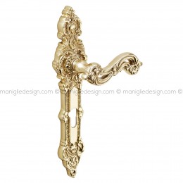 Maniglia per porta con placca Sagoma Lux Poggi Mariani