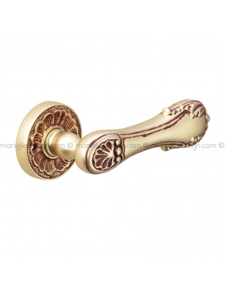 Maniglia per porta Wati Poggi Mariani con rosetta tonda