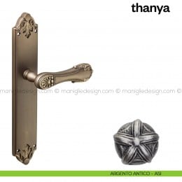 Maniglia per porta con placca Thanya Poggi Mariani 2