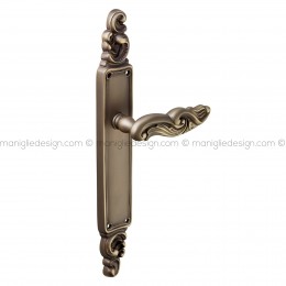 Maniglia per porta con placca Stefani Poggi Mariani