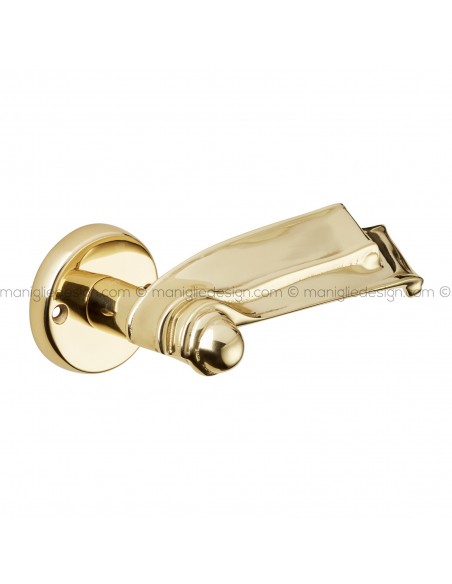 Maniglia per porta Koreia Poggi Mariani con rosetta tonda