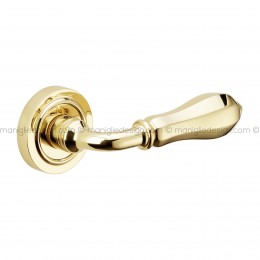 Maniglia per porta Granada Poggi Mariani con rosetta tonda