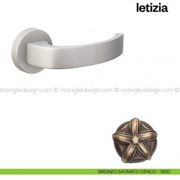 Maniglia per porta interna Letizia Poggi Mariani con rosetta tonda 2