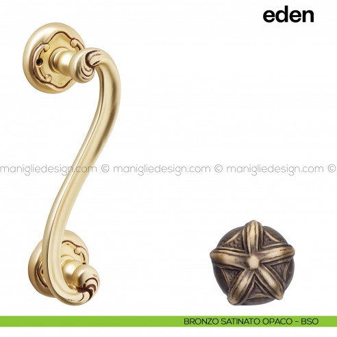 Maniglione per porta Eden Poggi Mariani singolo Bronzo satinato opaco - BSO