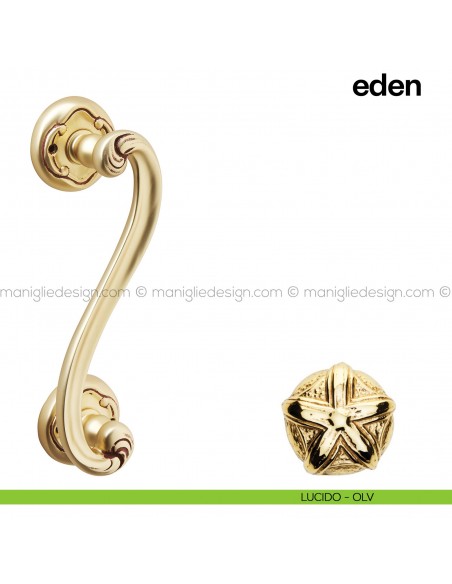 Maniglione per porta Eden Poggi Mariani singolo Lucido - OLV