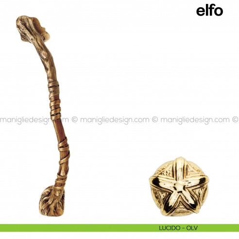 Maniglione per porta Elfo Poggi Mariani singolo Lucido - OLV