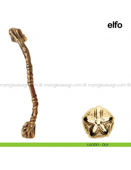Maniglione per porta Elfo Poggi Mariani singolo Lucido - OLV