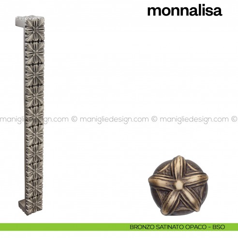 Maniglione per porta Monnalisa Poggi Mariani singolo bronzo satinato opaco - BSO