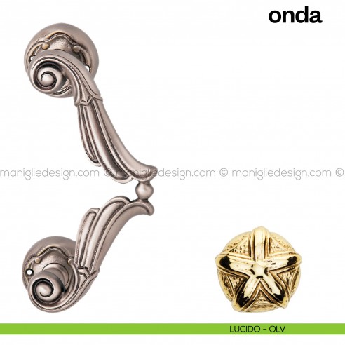 Maniglione per porta Onda Poggi Mariani singolo lucido - OLV