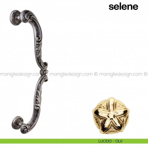 Maniglione per porta Selene Poggi Mariani singolo lucido - OLV