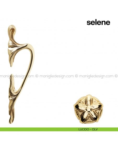 Maniglione per porta Selva Poggi Mariani singolo lucido - OLV