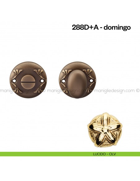 Nottolino per porta 288 Poggi Mariani su rosetta Domingo lucido - OLV