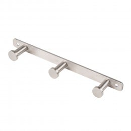 Emuca Appendiabiti da parete Hamilton, Nichel satinado, Acciaio