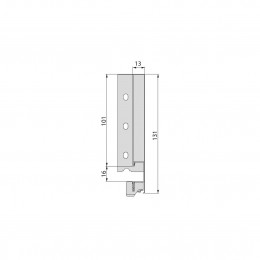 Emuca Cassetto esterno Vertex 40 kg altezza 131 mm, 300, Verniciato bianco, Acciaio 2