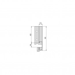 Emuca Cassetto esterno Vertex 40 kg altezza 93 mm, 500, Verniciato bianco, Acciaio 2