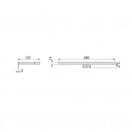 Emuca Faretto LED per specchio da bagno Leo (AC 230V 50Hz), 6 W, Verniciato nero, Tecnoplastica 2