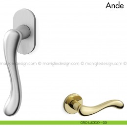 Maniglia per finestra martellina DK Ande Mandelli 2