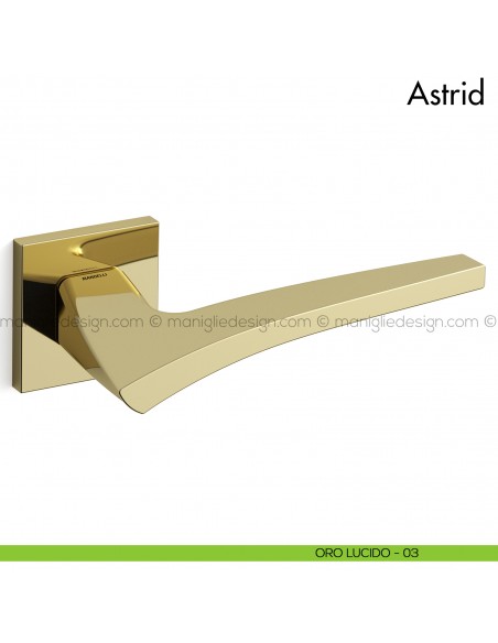 Maniglia per porta Astrid Mandelli oro