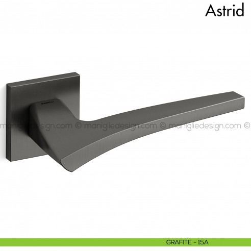 Maniglia per porta Astrid Mandelli grafite