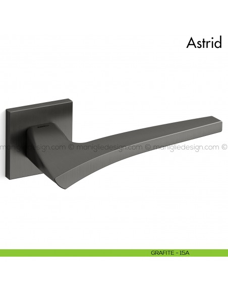 Maniglia per porta Astrid Mandelli grafite