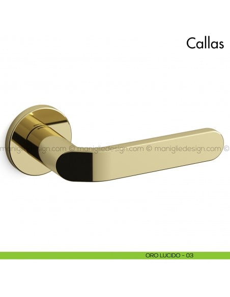 Maniglia per porta Callas Mandelli oro