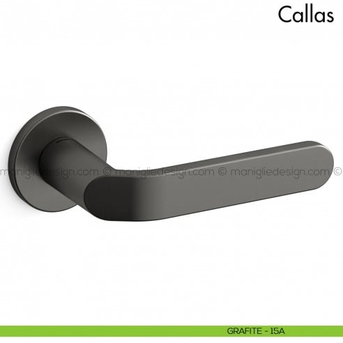 Maniglia per porta Callas Mandelli grafite