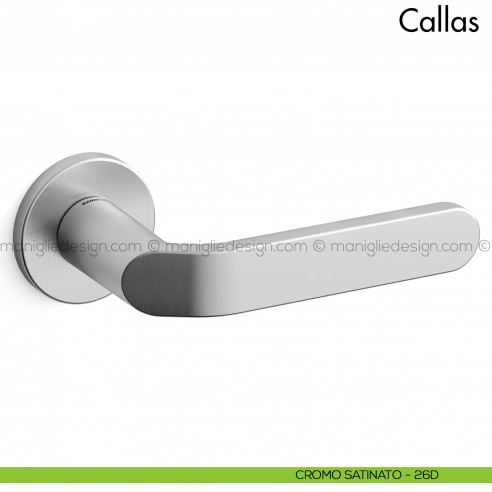 Maniglia per porta Callas Mandelli cromo satinato