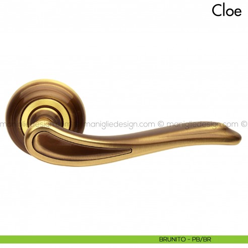 Maniglia per porta Cloe Mandelli brunito