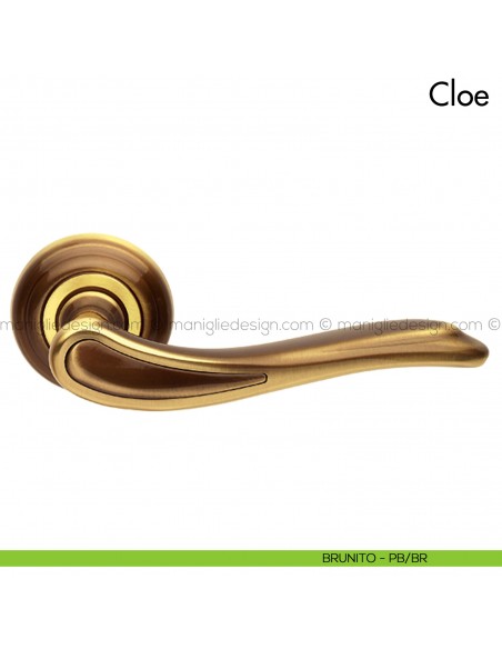 Maniglia per porta Cloe Mandelli brunito