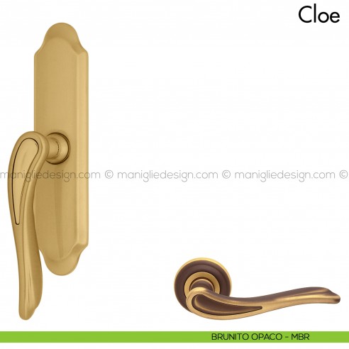 Maniglia per finestra cremonese Cloe Mandelli brunito opaco