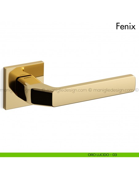 Maniglia per porta Fenix Mandelli oro