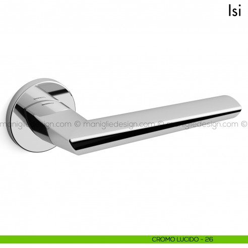 Maniglia per porta Isi Mandelli cromo