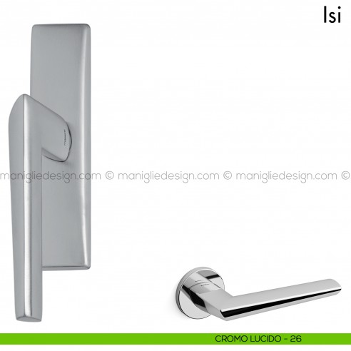 Maniglia per finestra cremonese Isi Mandelli cromo