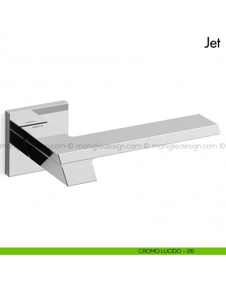 Maniglia per porta Jet Mandelli cromo