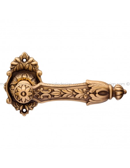 Maniglia per porta interna Arcadia Linea Calì rosetta ovale