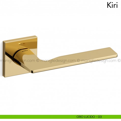 Maniglia per porta Kiri Mandelli oro