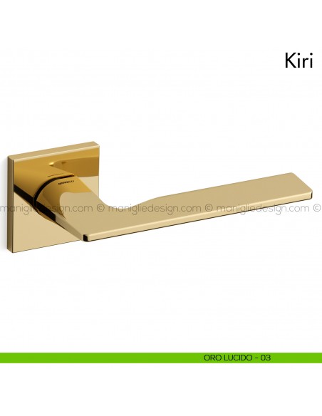 Maniglia per porta Kiri Mandelli oro