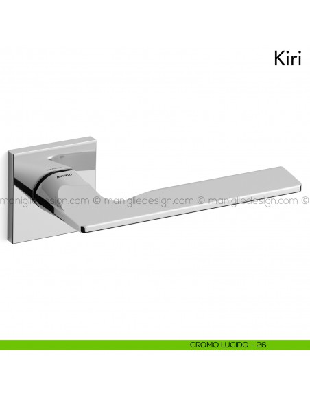 Maniglia per porta Kiri Mandelli cromo lucido